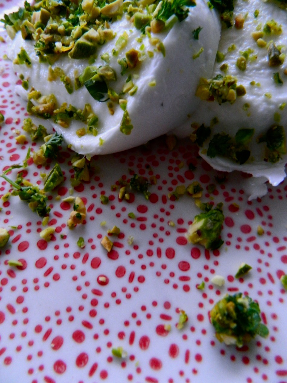 Gremolata made with pistachio nuts