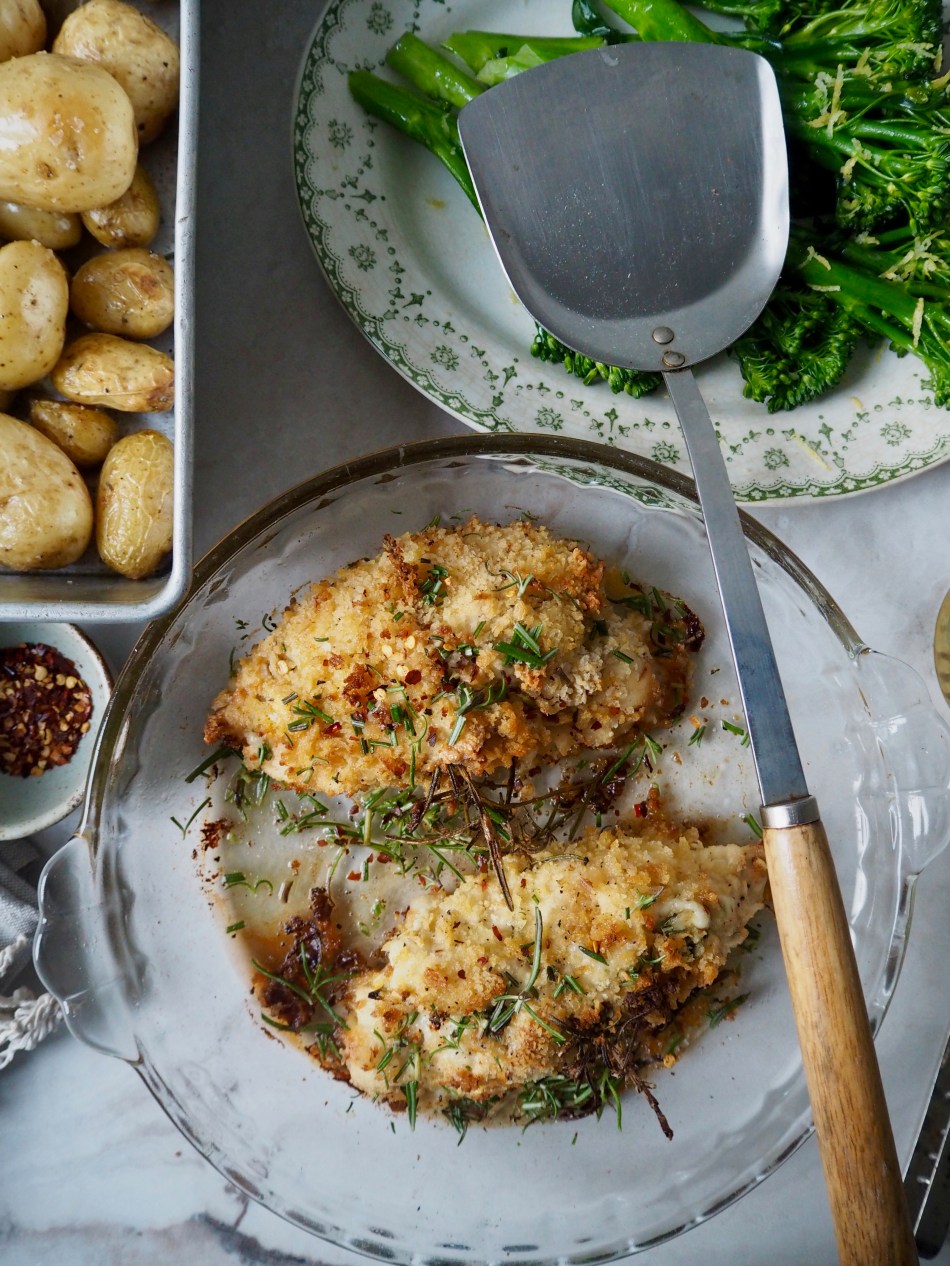 Rosemary & mozzarella chicken kievs
