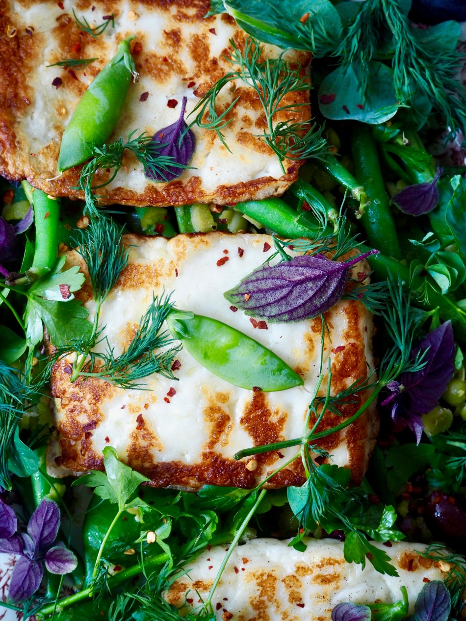 Halloumi & Green Bean Salad