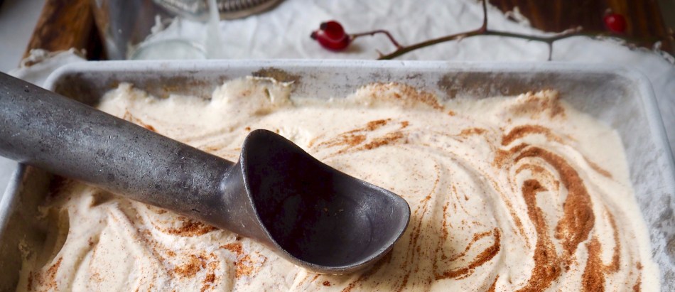 Baked apple soft serve